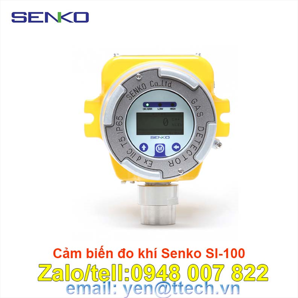 Thiết bị đo khí Senko SI-100 (Khí độc, khí cháy;O2)